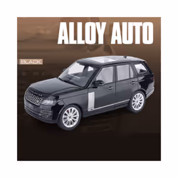 Large Size New 1/18 Land Range Rover SUV Alloy Car Model Diecast Metal Toy Off-road Vehicles Car Model - B Black