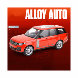 Large Size New 1/18 Land Range Rover SUV Alloy Car Model Diecast Metal Toy Off-road Vehicles Car Model - B Red