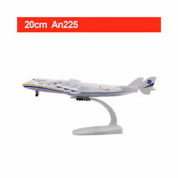 20CM Diecast Alloy Antonov An-225 "Mriya" B747 777 787 A380 350 330 Airplane Model 1/400 Scale - An 225