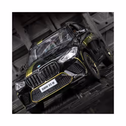Caipo 1:32 BMW X5M Model Car Toy Alloy Diecasts Sound Light Vehicle Model High Simulation Metal Vehicle - Black