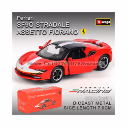 1:64 Ferrari ENZO SF90 SP3Model Small Collection Car Alloy Model Toy Gift Scene Decoration Classic and - LAFERRARI