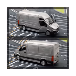 1/36 Mercedes-Benz Sprinter MPV Toy Van For Children RMZ City 1:36 Diecast Miniature Car Model Pull - Without Box