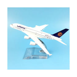 16cm Lufthansa Airbus A340 Plane Model Airplane Model Airbus Aircraft Model 1:400 Diecast Metal Airplanes - Lufthansa Airbus 380