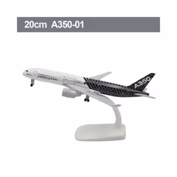 20CM Diecast Alloy Antonov An-225 "Mriya" B747 777 787 A380 350 330 Airplane Model 1/400 Scale - A350-01