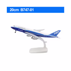 20CM Diecast Alloy Antonov An-225 "Mriya" B747 777 787 A380 350 330 Airplane Model 1/400 Scale - 747-01