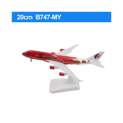 20CM Diecast Alloy Antonov An-225 "Mriya" B747 777 787 A380 350 330 Airplane Model 1/400 Scale - 747-MY