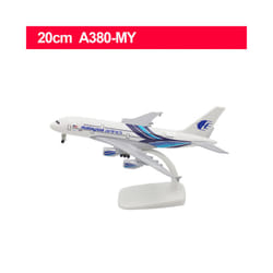20CM Diecast Alloy Antonov An-225 "Mriya" B747 777 787 A380 350 330 Airplane Model 1/400 Scale - A380-MY