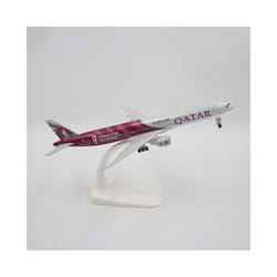 1/400 Scale 20CM Diecast Alloy Antonov An-225 "Mriya" A380 330 747 777 Airplane Model For Gift Collection - 777-QA