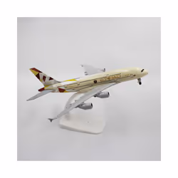 1/400 Scale 20CM Diecast Alloy Antonov An-225 "Mriya" A380 330 747 777 Airplane Model For Gift Collection - A380-ETIHAD