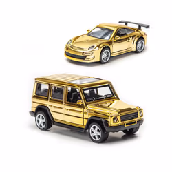1/32 Racing Car Alloy Model Rare Pull Back Golden Car Model For Boy Birthday Gift Christmas Kids Toy - 4