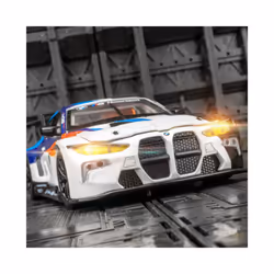 1:24 BMW M4 GT3 Alloy Sports Car Model Diecast Metal Toy Car Vehicles Model Simulation Sound and Light - M4 GT3 91