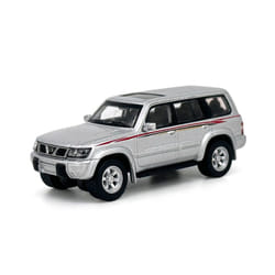 1:64 Scale Nissan Patrol 1998 Y61 Car Model 1:64 Metal Diecast Miniature Ariya X-trail Q50S Q70L QX70S - Patrol Silver