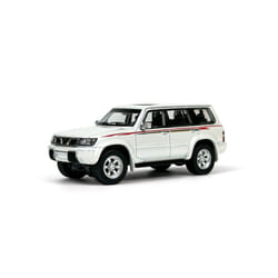 1:64 Scale Nissan Patrol 1998 Y61 Car Model 1:64 Metal Diecast Miniature Ariya X-trail Q50S Q70L QX70S - Patrol White
