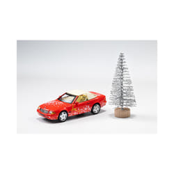 DCT 1/64 SL500 Model Car Luxury Classical Vehicle Diecast Toy Collection Sports Car Station Vehicle - Christmas Ver