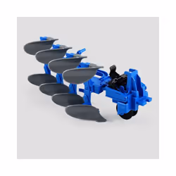 Farm Tractor with Trailer Inertia Toy Forklift Transport Truck Sprinkler Model Simulation Game Boy Kids - 7
