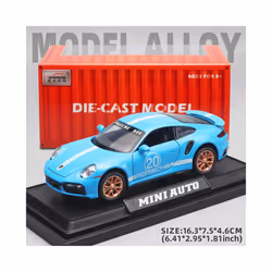 1:32 Porsche 911 GT3 RS Egghell White 1/32 Scale Diecast Metal Model Toy Sports Car - white with box