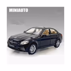 1:32 C-Class C260L Alloy Car Model Diecasts Metal Toy Vehicles Car Model Simulation Sound and Light - Black