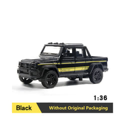 1:36 Alloy Vintage Diecast Car Model FIAT MINI Classic Pull Back Car Model Miniature Vehicle Replica - PK-Black