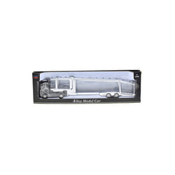 1:50 Diecast Alloy Truck Head Model Toy Container Truck Pull Back With Light Engineering Transport Vehicle - Transport Black Box