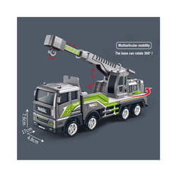 1/50 Model Car Bulldozer Truck Excavator Crane Forklift Construction Engineering Vehicle Toys for Boys - Emergency crane