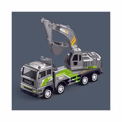 1/50 Model Car Bulldozer Truck Excavator Crane Forklift Construction Engineering Vehicle Toys for Boys - Excavator Model