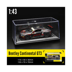 1:43 BMW Gulf Oil Station Shell Station McLaren Lamborghini Series Racing Alloy Car Model Toy Car - 1-43 Bentley GT3