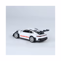 1:36 Porsche 911 GT3 RS Metal Sports Vehicles Supercar Fast Furious One Piece Car Toy Boy Diecast Auto - 36 Porsche white