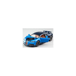 1:32 Alloy Car Model Metal Pull Back Simulation Car Toy Boy Sports Car Acousto-optic With Sound and - Blue-no box