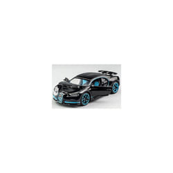 1:32 Alloy Car Model Metal Pull Back Simulation Car Toy Boy Sports Car Acousto-optic With Sound and - Black-no box