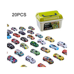 Toy Car Alloy Car Children Boy Baby Pull Back Car Gift Educational Set Mini Model Diecast Cars Kit Toys - 20PCS box