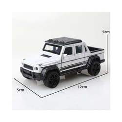 1:43 Alloy Vintage VAN OFF ROAD PICK UP Diecast Car Model Classic Pull Back Car Model Miniature Vehicle - PK WHITE