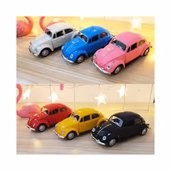 1/36 Scale Diecast Metal Pull Back Action Drives Car Forward Car Model Toy  Christmas Birthday Gifts - WHITE