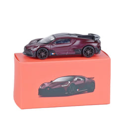JKM 1/64 Model Car Divo Alloy Diecast Toys Classic Super Racing Car Vehicle For Adults Collection Gifts - Maroon