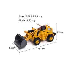Diecast Excavator Tower Crane Toy Tractor forklift trucks Car Bulldozer Model  Boy Gift Digger Alloy+Plastic - bulldozers
