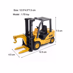 Diecast Excavator Tower Crane Toy Tractor forklift trucks Car Bulldozer Model Boy Gift Digger Alloy+Plastic - forklift truck ...