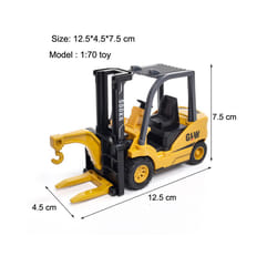 Diecast Excavator Tower Crane Toy Tractor forklift trucks Car Bulldozer Model  Boy Gift Digger Alloy+Plastic - forklift trucks