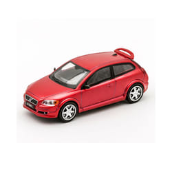DCT 1/64 C30 Model Car Vintage Vehicle Hatchback Diecast Car Collection Toy Station Vehicle Gift For - Red