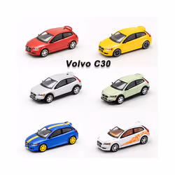 DCT 1/64 C30 Model Car Vintage Vehicle Hatchback Diecast Car Collection Toy Station Vehicle Gift For - Green