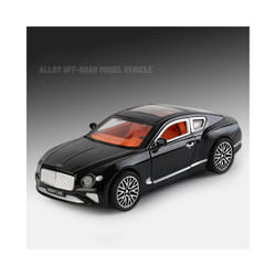 1:32 Scale Car Continental GT Alloy Diecast Metal Soundï¼Light Pull Back Toy Vehicles Simulation Collecties - Black
