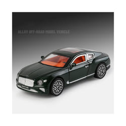 1:32 Scale Car Continental GT Alloy Diecast Metal Soundï¼Light Pull Back Toy Vehicles Simulation Collecties - Green