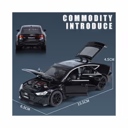 1:32 Audi RS7 Sportback Alloy Model Car Toy Diecasts Metal Casting Sound and Light Car Toys For Children - Purple