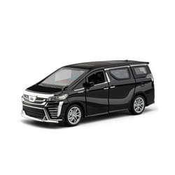 1:32 Toyota VELLFIRE Alphard MPV Alloy Car Model Diecasts Metal Toy Vehicles Car Model Sound and Light - VELLFIRE black