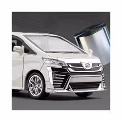 1:32 Toyota VELLFIRE Alphard MPV Alloy Car Model Diecasts Metal Toy Vehicles Car Model Sound and Light - Alphard white
