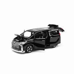1:32 Toyota VELLFIRE Alphard MPV Alloy Car Model Diecasts Metal Toy Vehicles Car Model Sound and Light - Alphard black