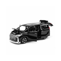 1:32 Toyota VELLFIRE Alphard MPV Alloy Car Model Diecasts Metal Toy Vehicles Car Model Sound and Light - Alphard black