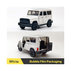 1:43 Alloy Vintage Diecast Car Model Classic Pull Back Car Model Miniature Vehicle Replica For Collection - OR White