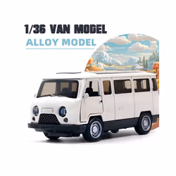 1:43 Alloy Vintage Diecast Car Model Classic Pull Back Car Model Miniature Vehicle Replica For Collection - MINI Red