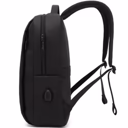 Men Backpack with USB Charging Port Waterproof Laptop Backpack 15.6 inch Casual Business Gifts for Xiaomi - black, 15.6 inch