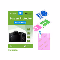 Deerekin HD Nano-coating Screen Protector w/ Top LCD Film for Nikon D7200 D7100 D850 D810 D800 D750 D780 D610 D600 Camera Sc ...