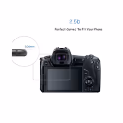 2.5D Clear Tempered Glass Screen Protector for Canon EOS R Ra RP M200 70D 77D 90D 600D 80D 6D Digital Camera Anti-Scratch Film  Screen Protec - EOS 6D